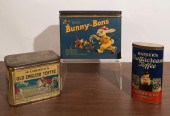 THREE BRITISH TOFFEE TINSThree