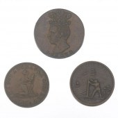 THREE BRONZE MEDALS AMERICAN "