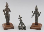 THREE BRONZE MIDDLE EASTERN DE