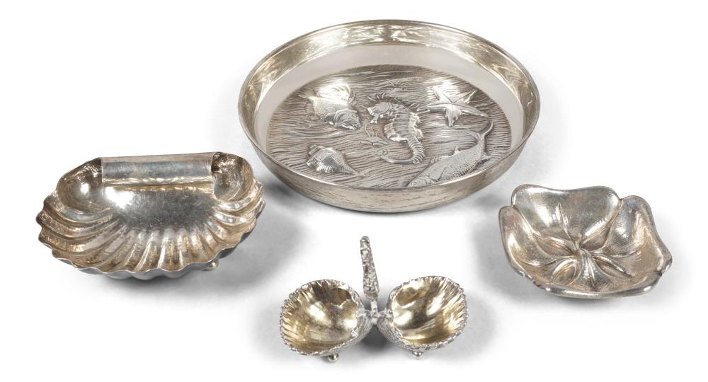 THREE BUCCELLATI SILVER ITEMS AND A