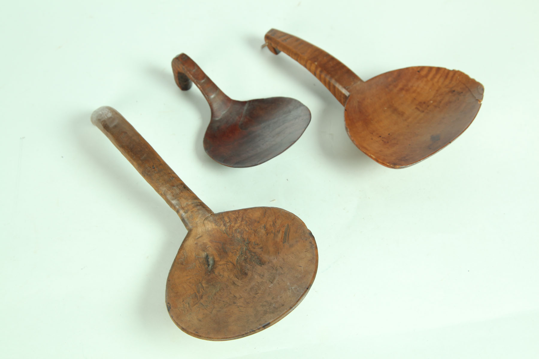 THREE BUTTER PADDLES.  American 