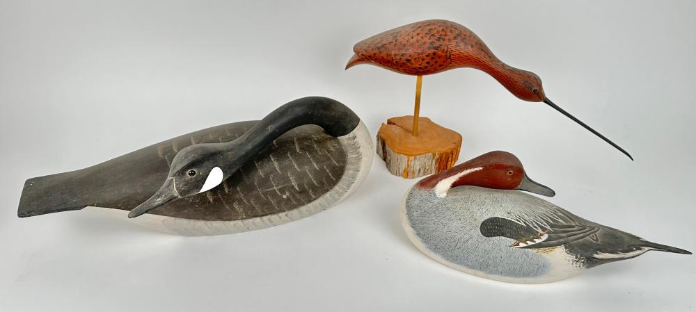 THREE BYRON BRUFFEE DECOY