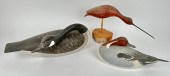 THREE BYRON BRUFFEE DECOY CARV
