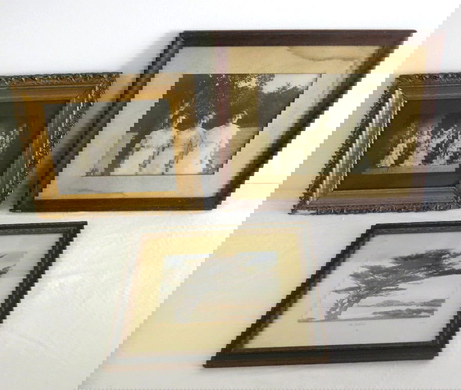 THREE C.1900 PHOTOGRAPHS & HAND