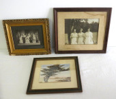 THREE C.1900 PHOTOGRAPHS & HAN