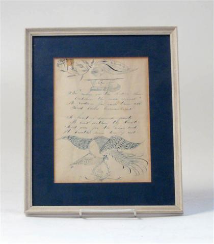Three calligraphic studies   