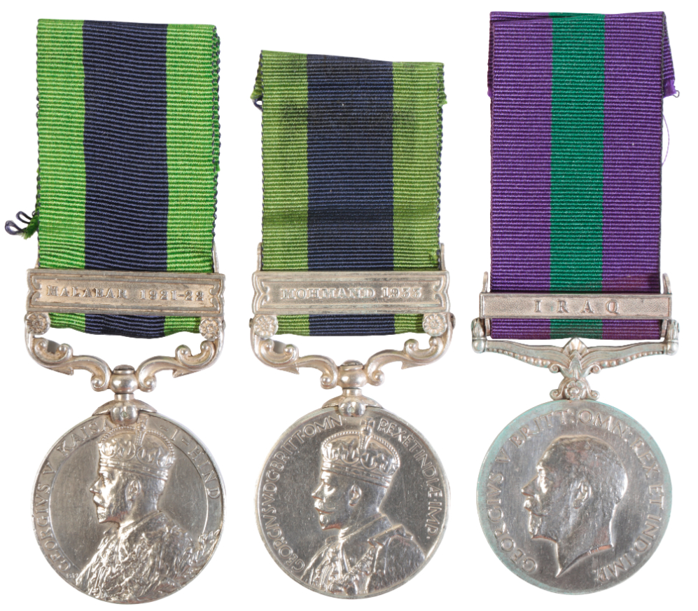THREE CAMPAIGN MEDALS GV GSM Iraq