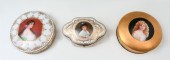 THREE CAROLE SCOTT PAINTED POR