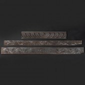THREE CARVED OAK ARCHITECTURAL