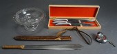 THREE CARVING KNIVES (ENCASED)