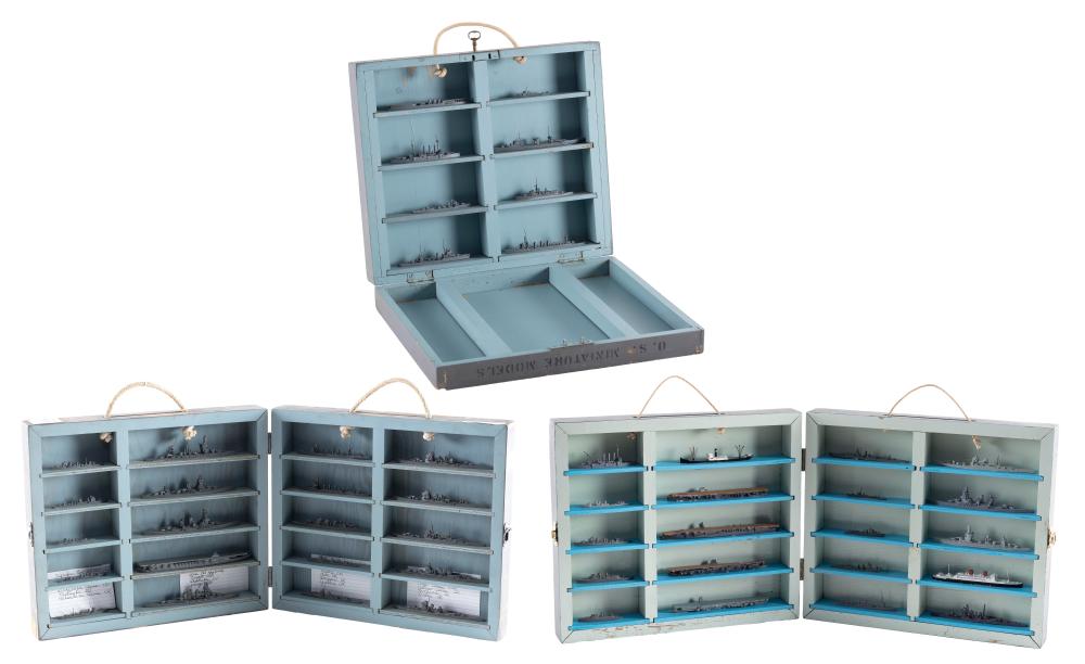 THREE CASED SETS OF WORLD WAR