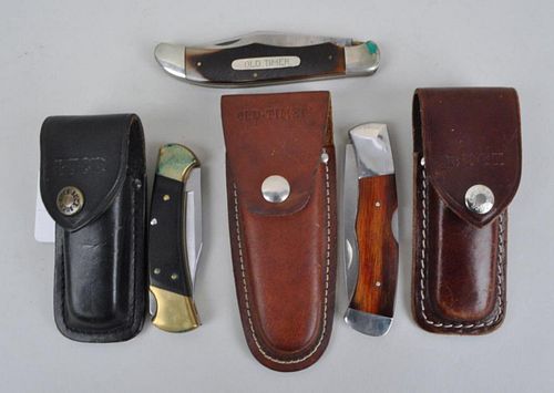 THREE CASED VINTAGE POCKET