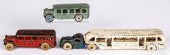 THREE CAST IRON BUSESThree cas