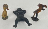 THREE CAST IRON ITEMS EARLY 20