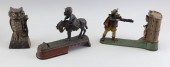 THREE CAST IRON MECHANICAL BAN