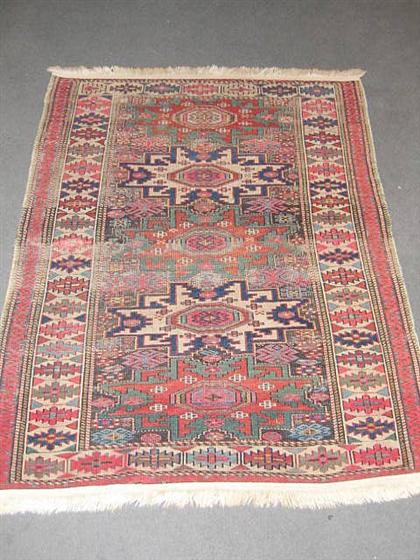 Three Caucasian rugs    circa