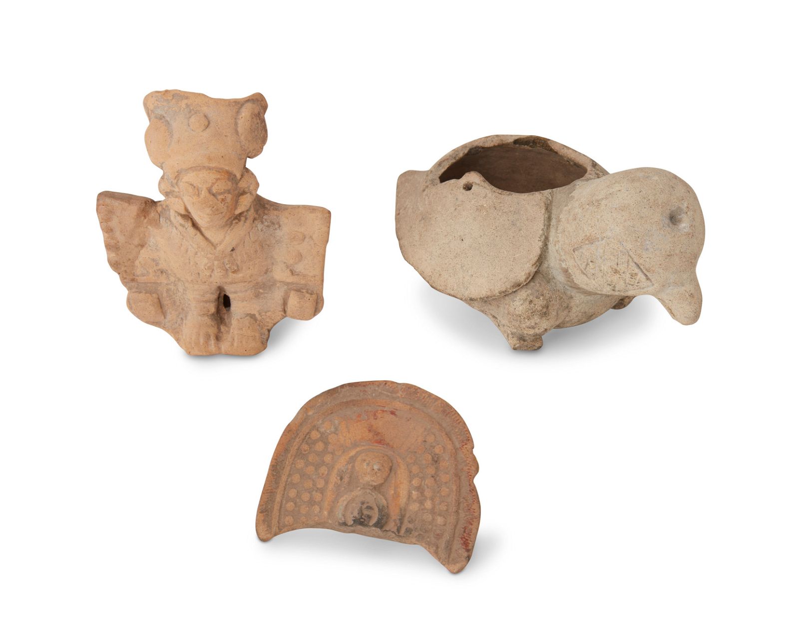THREE CENTRAL AMERICAN CERAMIC