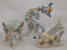 Three ceramic items being a