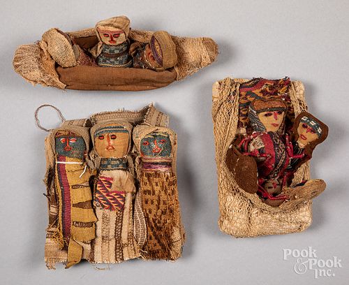 THREE CHANCAY PRE-COLUMBIAN