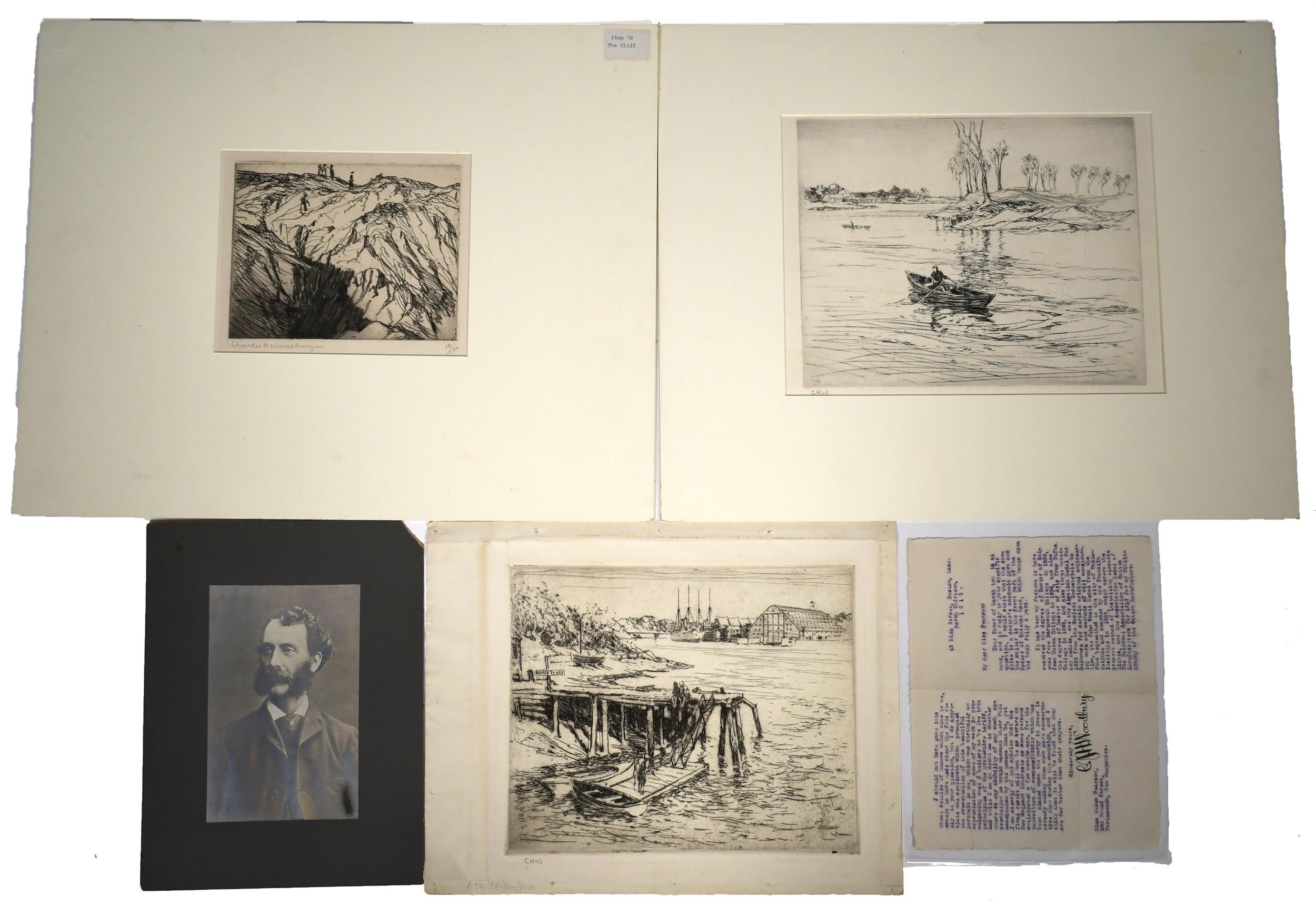 THREE CHARLES H. WOODBURY DRY POINT