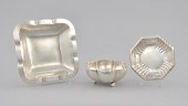 Three Chased Sterling Silver D