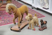THREE CHILDREN'S PULL TOYS.  A