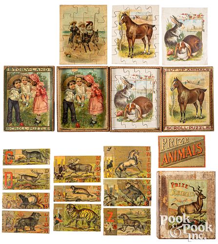 THREE CHILDREN'S PUZZLES, CA.