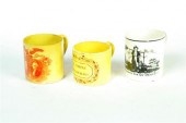 THREE CHILDREN'S TRANSFER MUGS