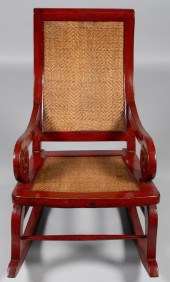 THREE CHILD'S ROCKING CHAIRS T