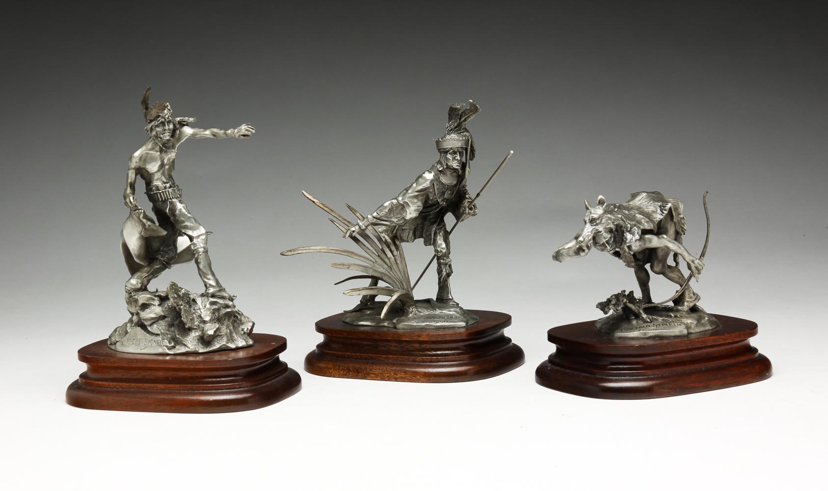 THREE CHILMARK STATUES AFTER