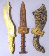Three Chinese archaic type dag