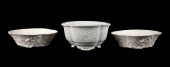 THREE CHINESE BLANC DE CHIN JA