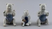THREE CHINESE BLUE AND WHITE P