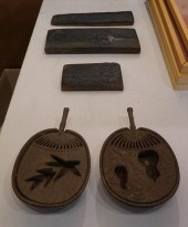 THREE CHINESE CARVED WOOD PRIN