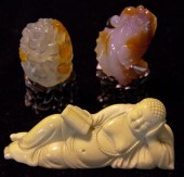 THREE CHINESE CARVINGS includi
