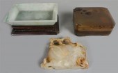 THREE CHINESE CARVINGSTHREE CH