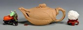 THREE CHINESE CERAMIC ITEMS, I