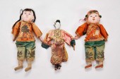 THREE CHINESE DOLLSLate 19th/E