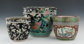 Three Chinese Enameled Jardini