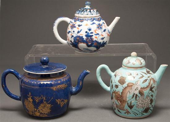 Three Chinese Export porcelain
