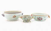 THREE CHINESE EXPORT PORCELAIN