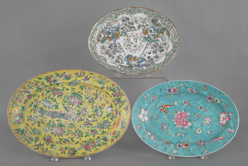 Three Chinese export porcelain