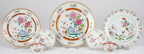THREE CHINESE EXPORT PORCELAIN