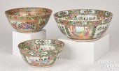 THREE CHINESE EXPORT PORCELAIN