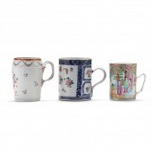 THREE CHINESE EXPORT PORCELAIN