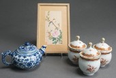 THREE CHINESE EXPORT POTS-DE-C