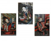 THREE CHINESE EXPORT REVERSE M