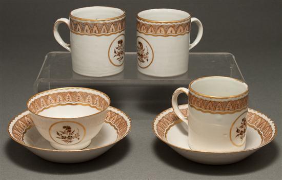 Three Chinese Export sepia