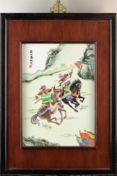 THREE CHINESE FAMILLE ROSE POR