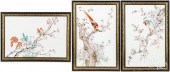 THREE CHINESE FAMILLE ROSE POR